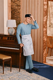 Baju Melayu Teluk Belanga Smart Fit - Artic Blue