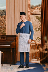 Baju Melayu Teluk Belanga Smart Fit - Peacock Teal