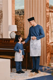 Baju Melayu Kids Teluk Belanga Smart Fit - Peacock Teal