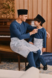 Baju Melayu Teluk Belanga Smart Fit - Teal