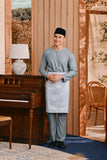 Baju Melayu Teluk Belanga Smart Fit - Dusty Blue