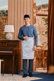 Baju Melayu Teluk Belanga Smart Fit - Legion Blue