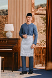 Baju Melayu Teluk Belanga Smart Fit - Legion Blue