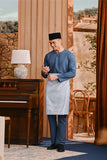 Baju Melayu Teluk Belanga Smart Fit - Legion Blue