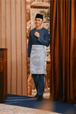 Baju Melayu Teluk Belanga Smart Fit - Legion Blue