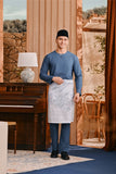 Baju Melayu Teluk Belanga Smart Fit - Legion Blue