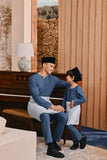 Baju Melayu Kids Teluk Belanga Smart Fit - Legion Blue