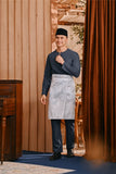 Baju Melayu Teluk Belanga Smart Fit - Dark Slate Blue