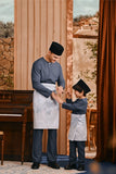 Baju Melayu Kids Teluk Belanga Smart Fit - Dark Slate Blue