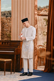 Baju Melayu Teluk Belanga Smart Fit - Off White