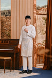 Baju Melayu Teluk Belanga Smart Fit - Off White