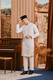 Baju Melayu Teluk Belanga Smart Fit - Off White