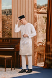 Baju Melayu Teluk Belanga Smart Fit - Off White