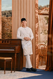 Baju Melayu Teluk Belanga Smart Fit - Off White