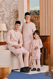 Baju Melayu Teluk Belanga Smart Fit - Pearl Pink