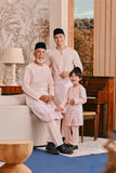 Baju Melayu Teluk Belanga Smart Fit - Pearl Pink