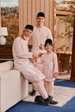 Baju Melayu Kids Teluk Belanga Smart Fit - Pearl Pink