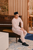 Baju Melayu Teluk Belanga Smart Fit - Pearl Pink