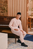 Baju Melayu Teluk Belanga Smart Fit - Pearl Pink