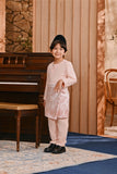 Baju Melayu Kids Teluk Belanga Smart Fit - Pearl Pink