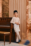 Baju Melayu Kids Teluk Belanga Smart Fit - Khaki