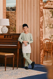 Baju Melayu Kids Teluk Belanga Smart Fit - Pistachio