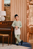 Baju Melayu Kids Teluk Belanga Smart Fit - Pistachio