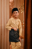 Baju Melayu Kids Teluk Belanga Smart Fit - Misted Yellow