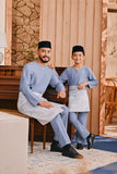 Baju Melayu Teluk Belanga Smart Fit - Infinity Blue