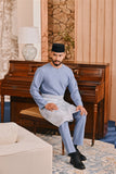 Baju Melayu Teluk Belanga Smart Fit - Infinity Blue