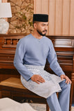 Baju Melayu Teluk Belanga Smart Fit - Infinity Blue