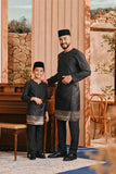 Baju Melayu Teluk Belanga Smart Fit - Black