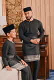 Baju Melayu Teluk Belanga Smart Fit - Black