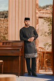 Baju Melayu Teluk Belanga Smart Fit - Black