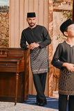 Baju Melayu Kids Teluk Belanga Smart Fit - Black