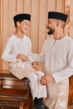 Baju Melayu Teluk Belanga Smart Fit - Off White