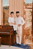 Baju Melayu Teluk Belanga Smart Fit - Off White