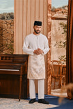 Baju Melayu Teluk Belanga Smart Fit - Off White