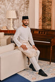 Baju Melayu Teluk Belanga Smart Fit - Off White