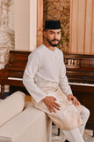 Baju Melayu Teluk Belanga Smart Fit - Off White