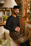 Pahlawan Smart Fit Baju Melayu Teluk Belanga - Black