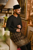 Pahlawan Smart Fit Baju Melayu Teluk Belanga - Black