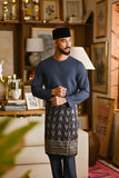 Pahlawan Smart Fit Baju Melayu Teluk Belanga - Dark Slate Blue