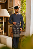 Pahlawan Smart Fit Baju Melayu Teluk Belanga - Dark Slate Blue
