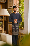 Pahlawan Smart Fit Baju Melayu Teluk Belanga - Dark Slate Blue