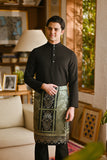 Pahlawan Bespoke Fit Baju Melayu Cekak Musang - Black