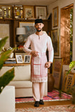 Pahlawan Smart Fit Baju Melayu Teluk Belanga - Pearl Pink