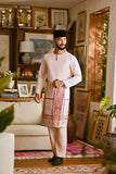 Pahlawan Smart Fit Baju Melayu Teluk Belanga - Pearl Pink