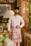 Pahlawan Smart Fit Baju Melayu Teluk Belanga - Pearl Pink