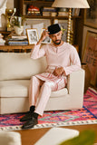 Pahlawan Smart Fit Baju Melayu Teluk Belanga - Pearl Pink